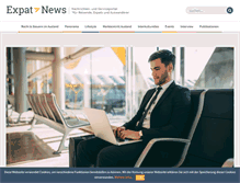 Tablet Screenshot of expat-news.com